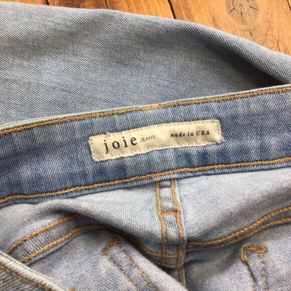 JOIE jeans mid-high rise skinny size 28 stretchy denim made in USA - Picture 3 of 14